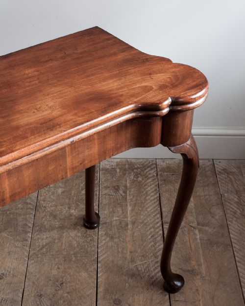 GEORGE II MAHOGANY CARD TABLE - ADDITIONAL PHOTO 4