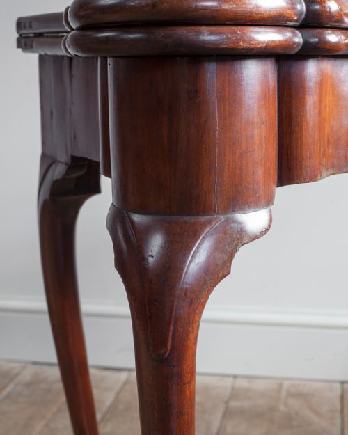 GEORGE II MAHOGANY CARD TABLE - ADDITIONAL PHOTO 5