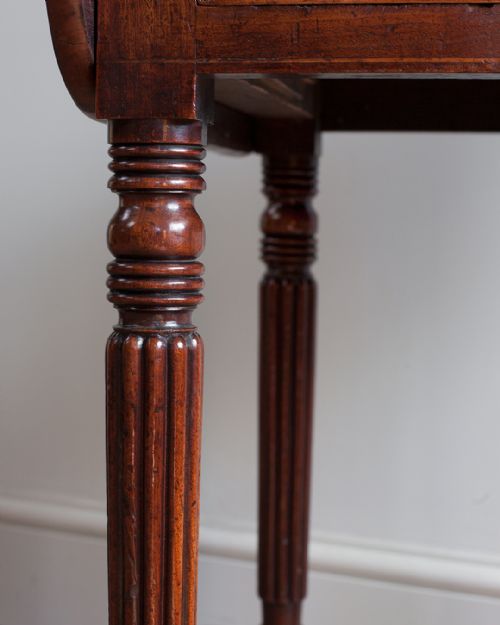 REGENCY MAHOGANY WORK TABLE - ADDITIONAL PHOTO 4