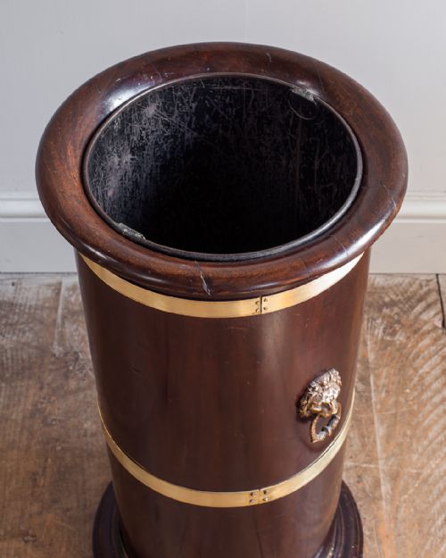 19TH CENTURY MAHOGANY STICK STAND - ADDITIONAL PHOTO 2