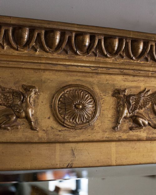 WILLIAM IV GILT OVERMANTEL MIRROR - ADDITIONAL PHOTO 3