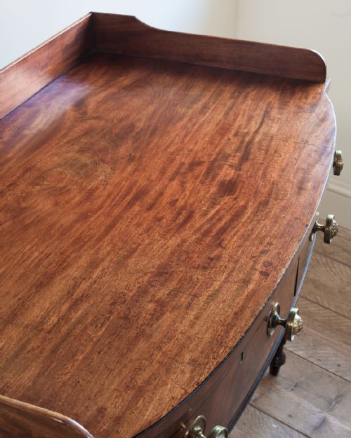 REGENCY MAHOGANY SIDE DRESSING TABLE - ADDITIONAL PHOTO 4