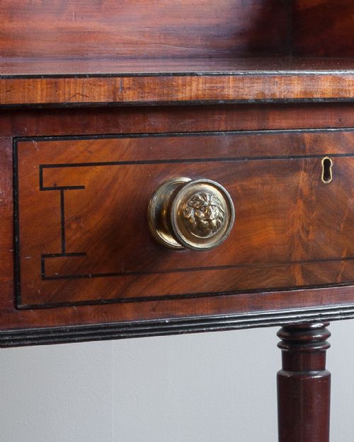 REGENCY MAHOGANY SIDE DRESSING TABLE - ADDITIONAL PHOTO 7
