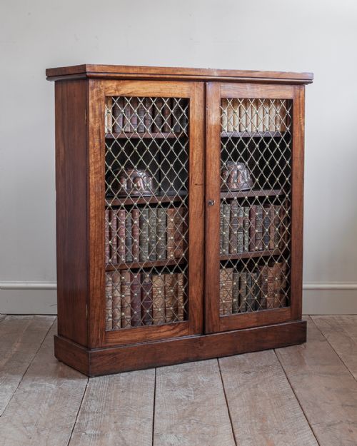 regency walnut side cabinet - CATEGORY: ANTIQUE CABINETS - DATED 19TH CENTURY