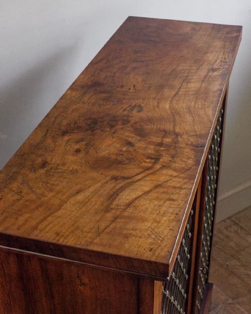 REGENCY WALNUT SIDE CABINET - ADDITIONAL PHOTO 4