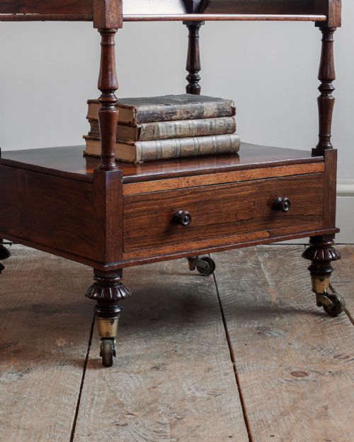 REGENCY ROSEWOOD WHATNOT - ADDITIONAL PHOTO 4