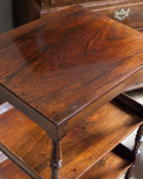 REGENCY ROSEWOOD WHATNOT - ADDITIONAL PHOTO 6