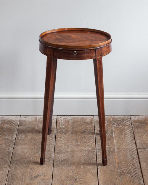 DELIGHTFUL GEORGIAN MAHOGANY OVAL URN STAND - ADDITIONAL PHOTO 5
