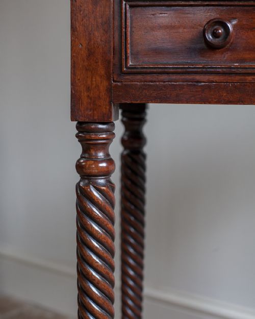 LOVELY QUALITY REGENCY MAHOGANY WORK TABLE - ADDITIONAL PHOTO 3