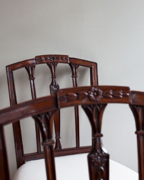 SET OF 8 GEORGIAN DINING CHAIRS - ADDITIONAL PHOTO 6