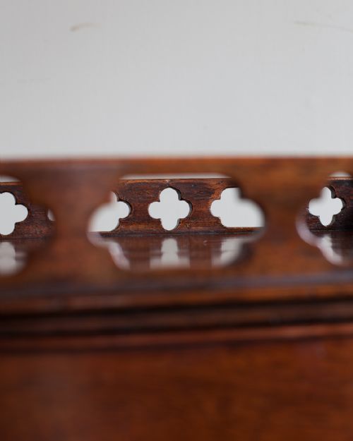 GEORGIAN MAHOGANY NIGHTSTAND - ADDITIONAL PHOTO 7