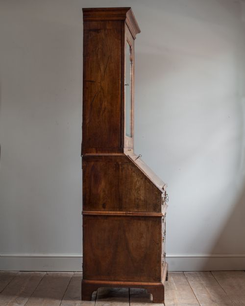 GEORGE I WALNUT BUREAU BOOKCASE - ADDITIONAL PHOTO 10