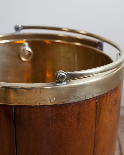 GEORGIAN MAHOGANY PLATE BUCKET - ADDITIONAL PHOTO 4