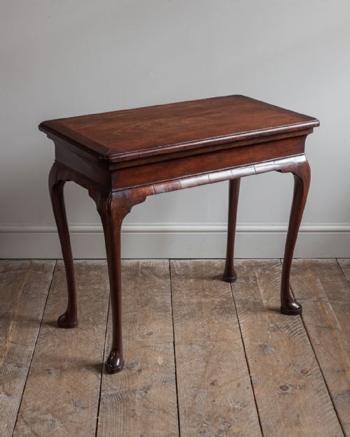 GEORGE II MAHOGANY SILVER TABLE - ADDITIONAL PHOTO 1
