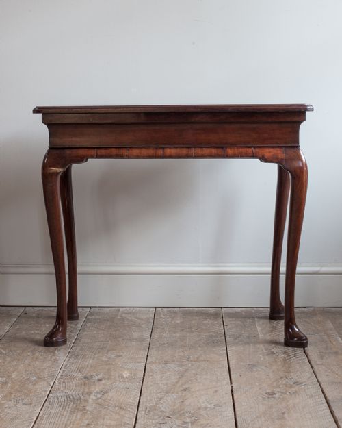 GEORGE II MAHOGANY SILVER TABLE - ADDITIONAL PHOTO 2