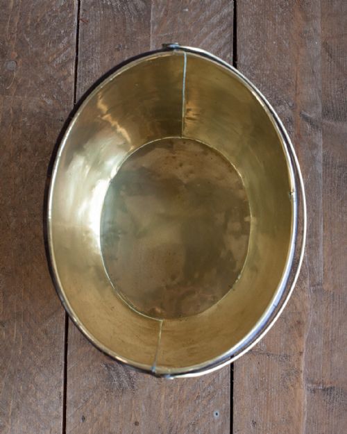 GEORGIAN MAHOGANY BRASS BOUND BUCKET - ADDITIONAL PHOTO 4