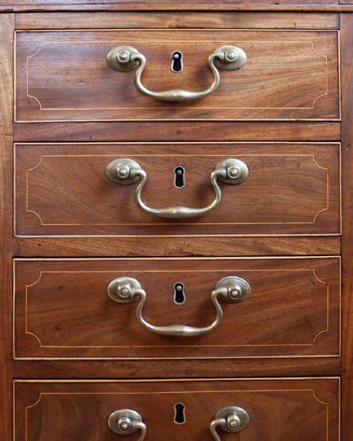 19TH CENTURY MAHOGANY PEDESTAL DESK - ADDITIONAL PHOTO 6