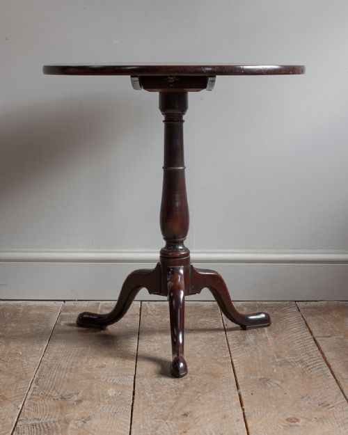 GEORGIAN MAHOGANY TRIPOD TABLE - ADDITIONAL PHOTO 1