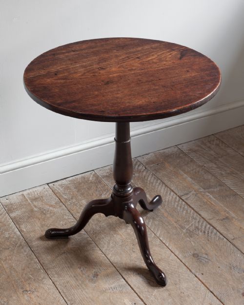 GEORGIAN MAHOGANY TRIPOD TABLE - ADDITIONAL PHOTO 2