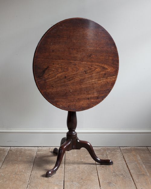 GEORGIAN MAHOGANY TRIPOD TABLE - ADDITIONAL PHOTO 3