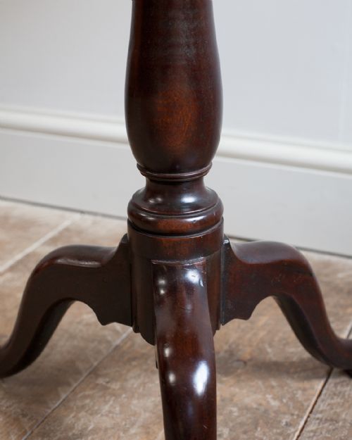 GEORGIAN MAHOGANY TRIPOD TABLE - ADDITIONAL PHOTO 5