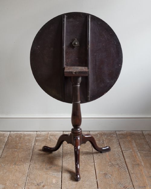 GEORGIAN MAHOGANY TRIPOD TABLE - ADDITIONAL PHOTO 8