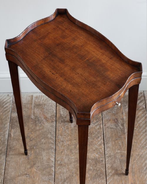 GEORGE III MAHOGANY URN STAND - ADDITIONAL PHOTO 3
