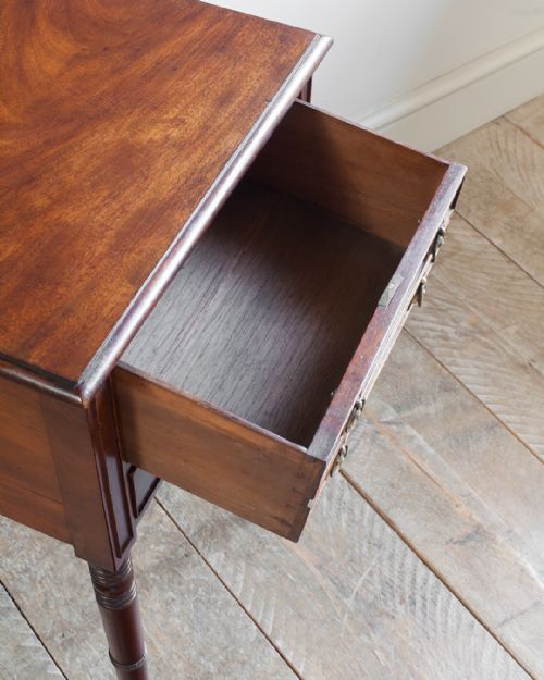 REGENCY MAHOGANY WORK TABLE - ADDITIONAL PHOTO 4