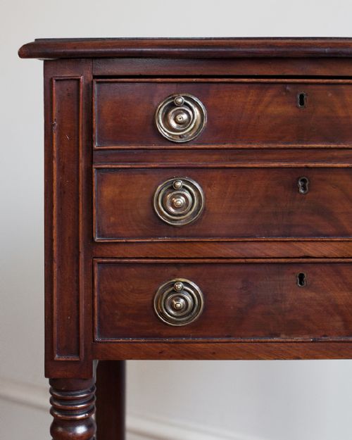 REGENCY MAHOGANY WORK TABLE - ADDITIONAL PHOTO 6