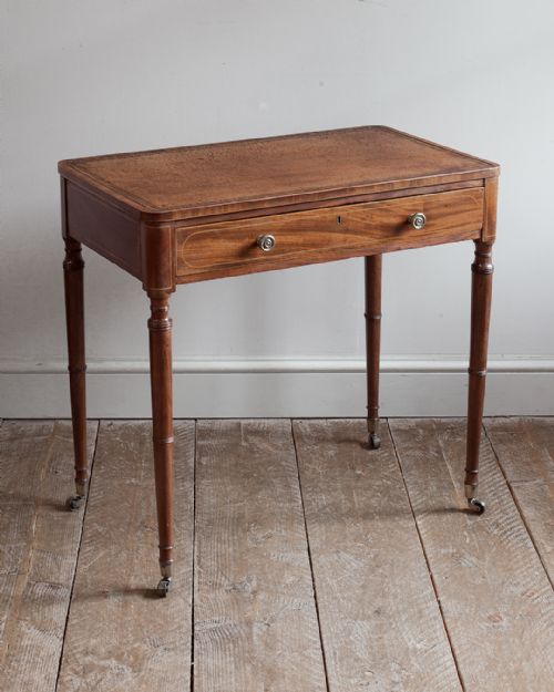 GEORGE IV MAHOGANY WRITING TABLE - ADDITIONAL PHOTO 1