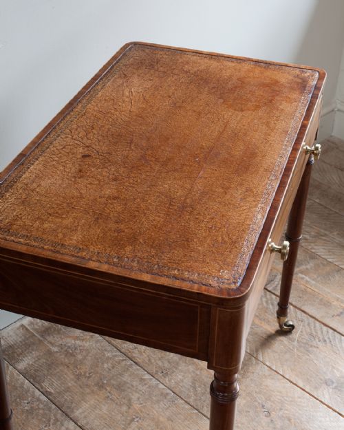 GEORGE IV MAHOGANY WRITING TABLE - ADDITIONAL PHOTO 3