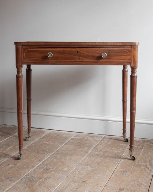 GEORGE IV MAHOGANY WRITING TABLE - ADDITIONAL PHOTO 5