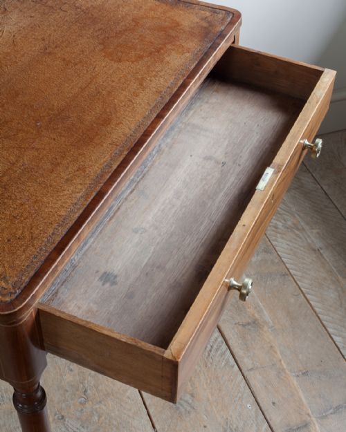 GEORGE IV MAHOGANY WRITING TABLE - ADDITIONAL PHOTO 7