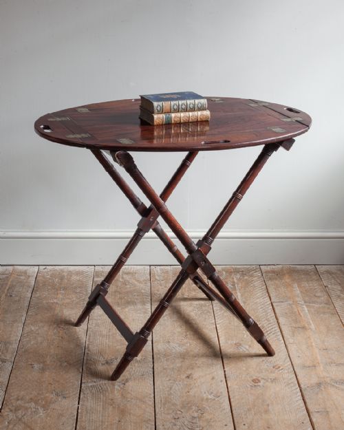 BUTLERS TRAY ON STAND