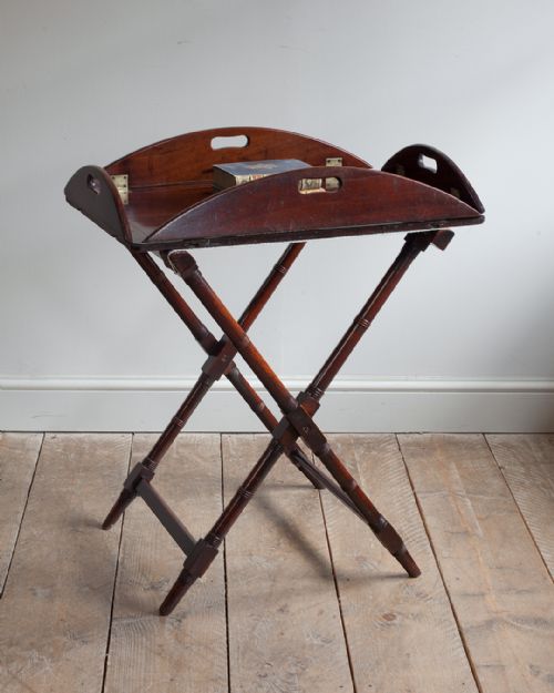 BUTLERS TRAY ON STAND - ADDITIONAL PHOTO 2