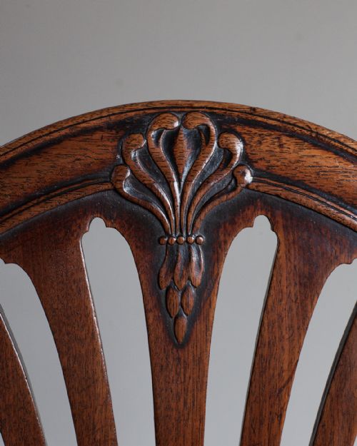 HEPPLEWHITE PERIOD MAHOGANY ARM CHAIR - ADDITIONAL PHOTO 3