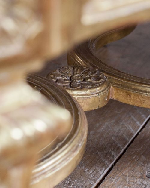 SUPERB EARLY 19TH CENTURY LOUIS XIV STYLE GILTWOOD STOOL - ADDITIONAL PHOTO 9