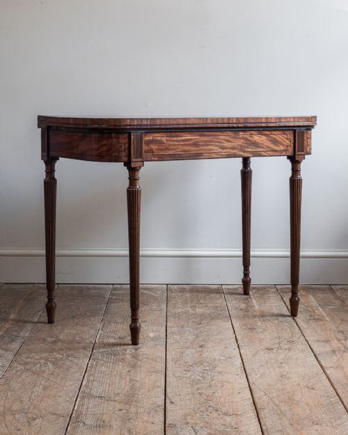 George IV D-shaped Mahogany Tea Table