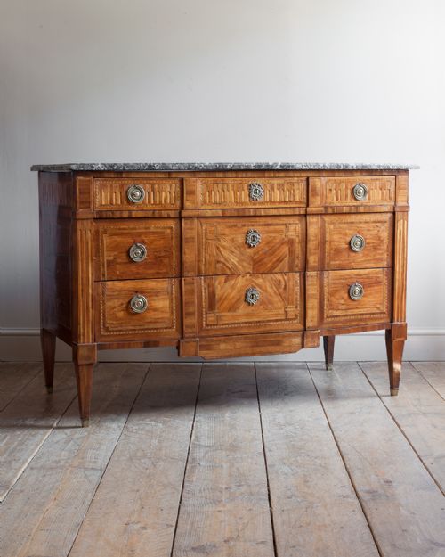18th Century French Louis Xvi Kingwood Commode