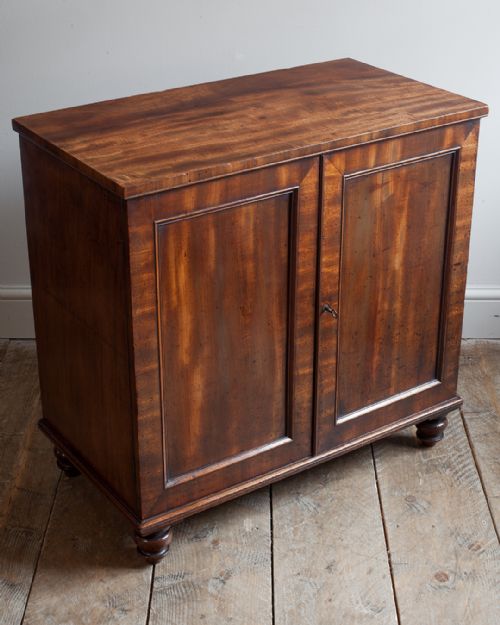 19TH CENTURY MAHOGANY SIDE CABINET - ADDITIONAL PHOTO 4