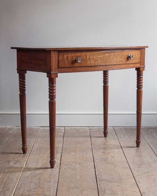 19th Century Mahogany Bowfront Side Table
