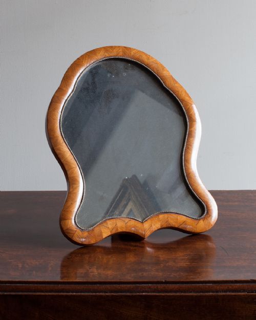 Small 19th Century Kingwood Table Mirror