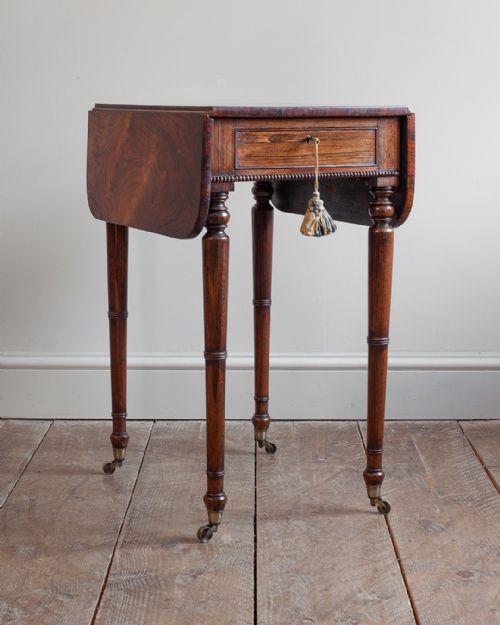 19th Century Rosewood Work Table