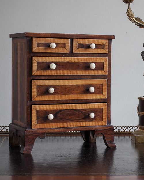 19th Century Miniature Chest of Drawers