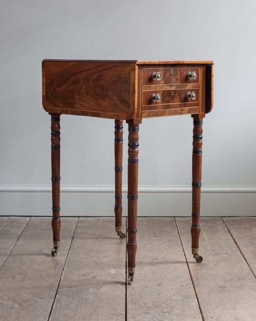 Beautiful Regency Mahogany Work Table