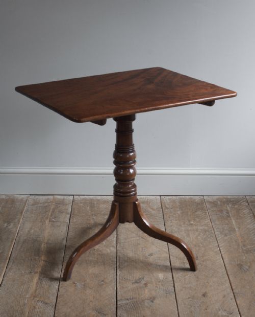 George III mahogany tripod table
