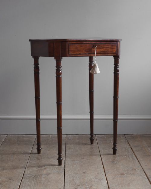 Regency Mahogany Octagonal Work Table