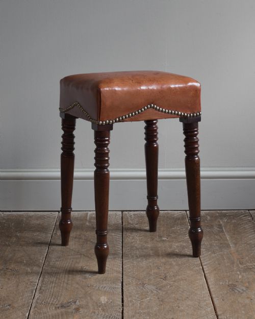 Wonderful Regency Mahogany Stool