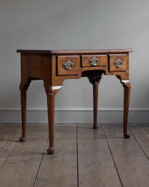 George II walnut lowboy