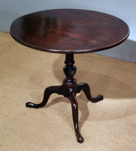 George III mahogany tripod table